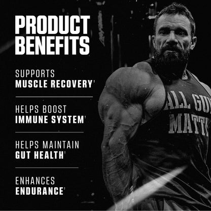 Axe & Sledge Basics Glutamine – 5g Pure L-Glutamine per Serving, Unflavored, 40 Servings