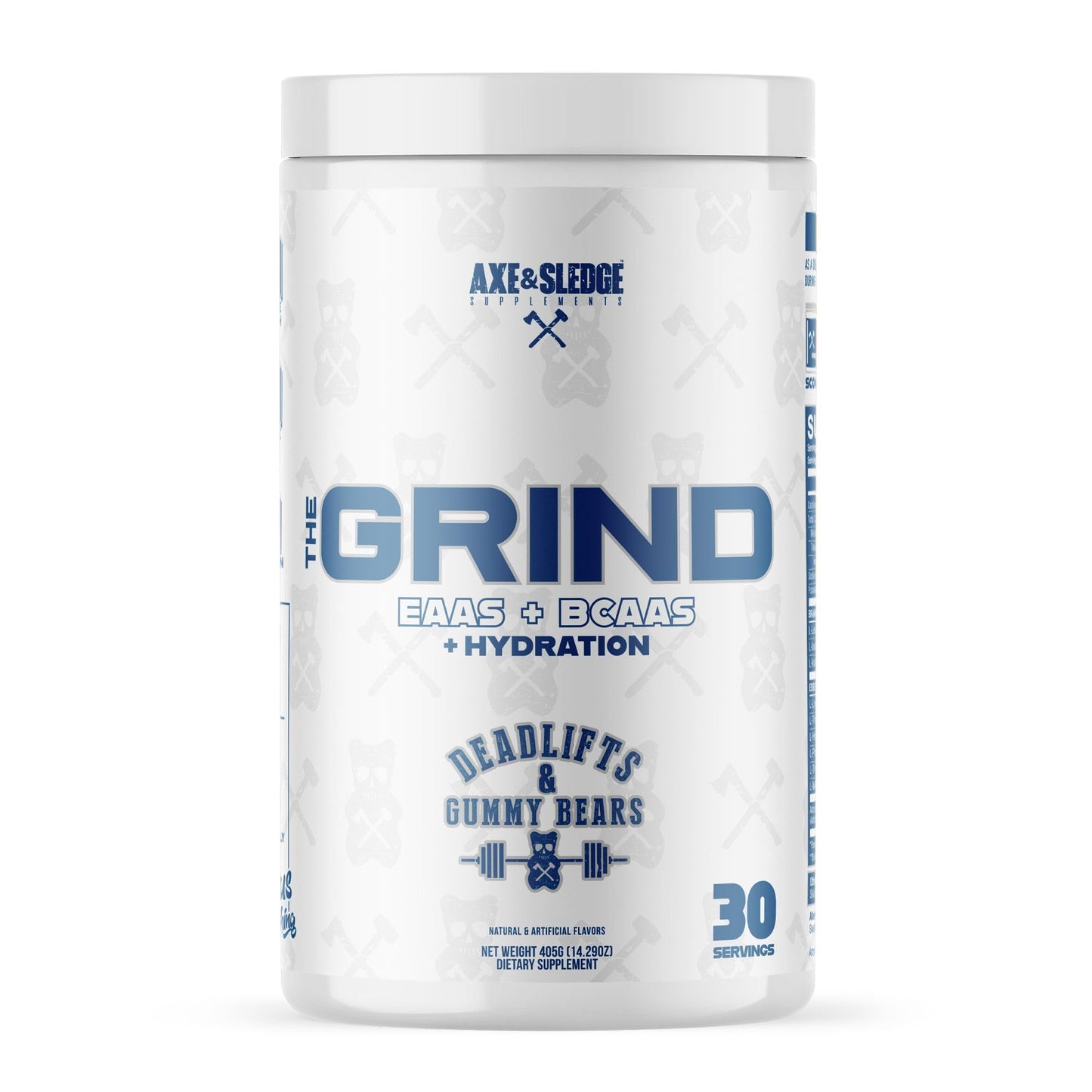 Axe & Sledge The Grind Essential Amino Acids – Vegan, Stimulant-Free EAA & BCAA Powder, 30 Servings