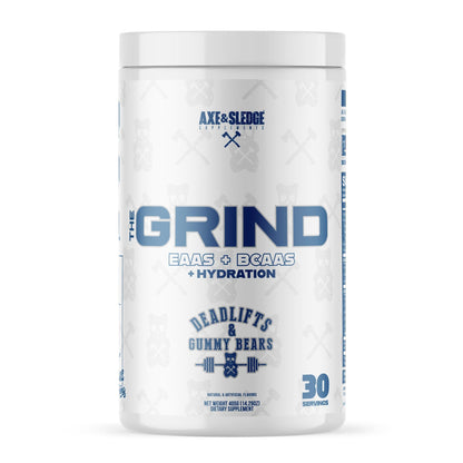 Axe & Sledge The Grind Essential Amino Acids – Vegan, Stimulant-Free EAA & BCAA Powder, 30 Servings