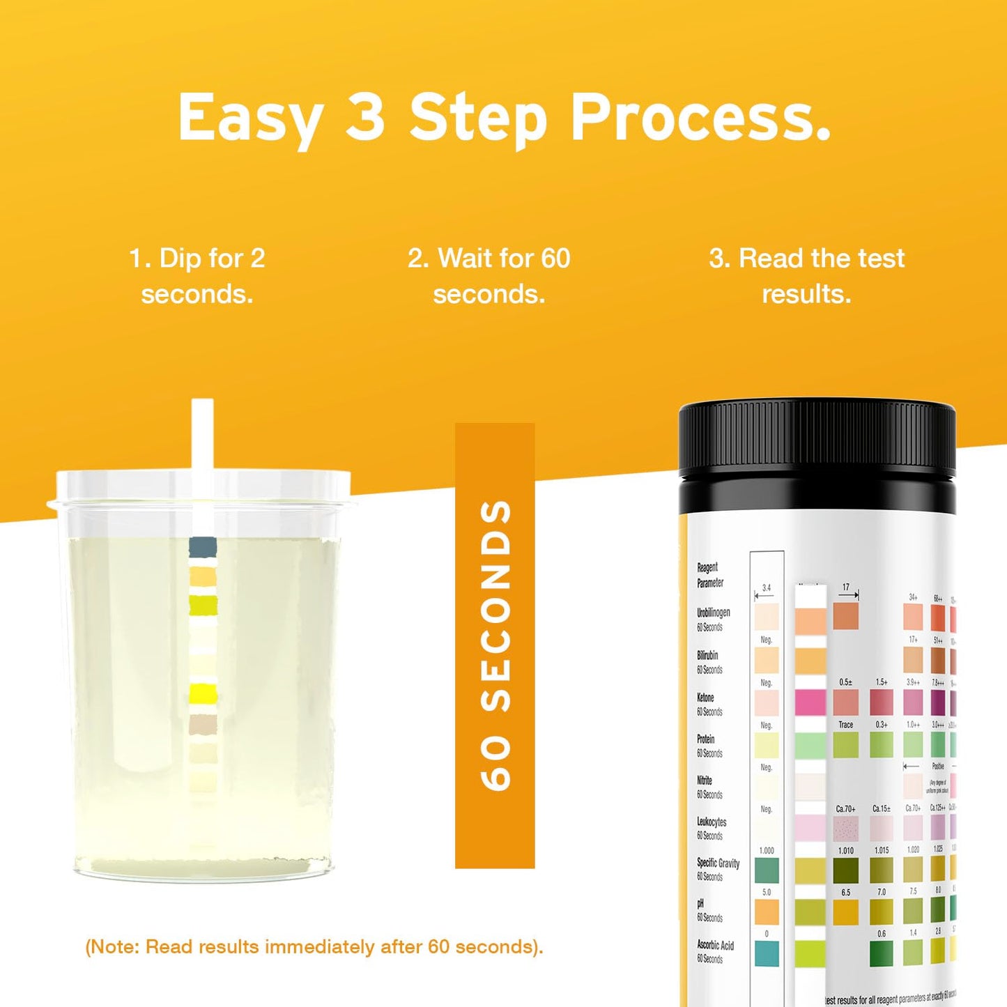 AYDMED 9-in-1 UTI Test Strips – 100 Count | 9 Parameters | FSA & HSA Eligible