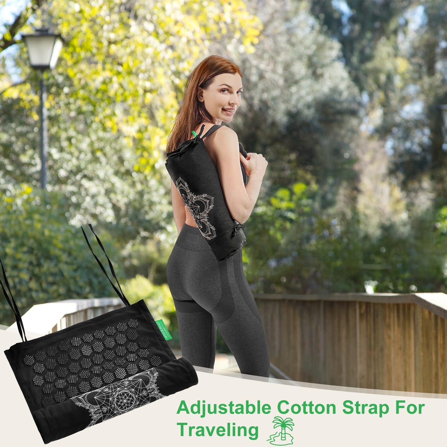 AyurMat Acupressure Mat & Pillow Set – Full Body Pro Kit