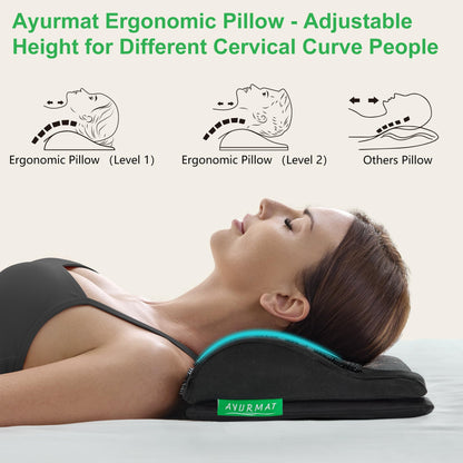 AyurMat Acupressure Mat & Pillow Set – Full Body Pro Kit