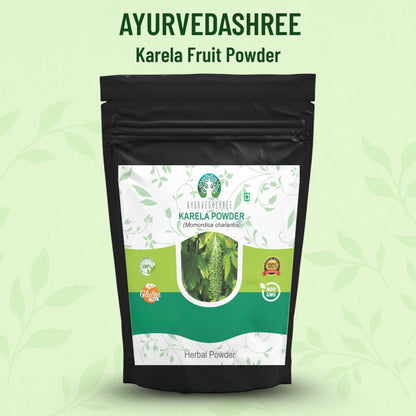 AYURVEDASHREE Bitter Melon Powder 200 Gm – Momordica Charantia (Karela), Liver Support