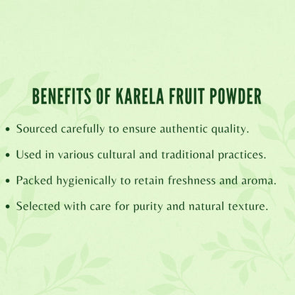 AYURVEDASHREE Bitter Melon Powder 200 Gm – Momordica Charantia (Karela), Liver Support