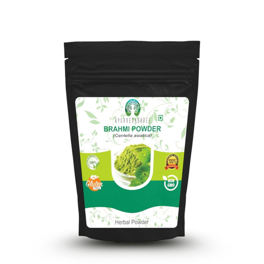 AYURVEDASHREE Centella Asiatica Powder 200g – Gotu Kola, Brahmi, Mandupakarni | Non-GMO, Gluten-Free, Vegan BritishVita | Premium UK Vitamins & Wellness Supplements