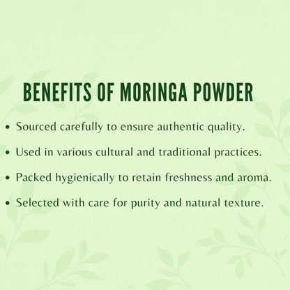 AYURVEDASHREE Moringa Leaf Powder 200 Gm | Moringa Olifera Powder | Lab Tested for Purity