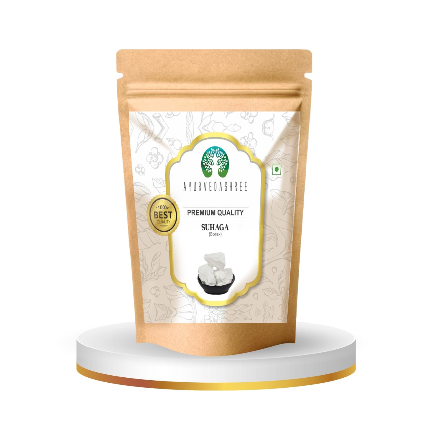 AYURVEDASHREE Suhaga (Crystals) 200gm – Borax, Sodium Borate, Tankan Bhasma