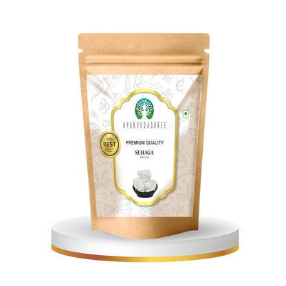 AYURVEDASHREE Suhaga (Crystals) 200gm – Borax, Sodium Borate, Tankan Bhasma