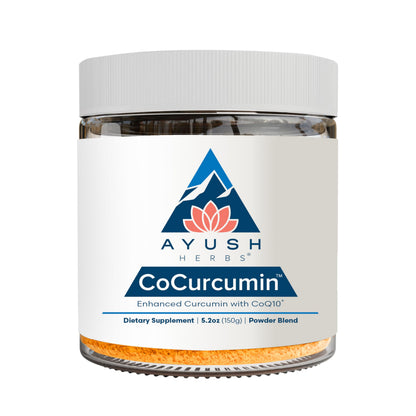 Ayush Herbs CoCurcumin: Turmeric with Black Pepper, CoQ10 & MCT