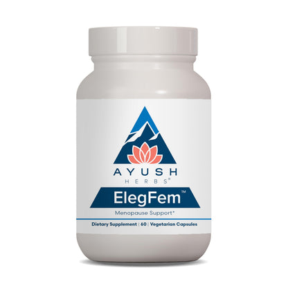 Ayush Herbs ElegFem - Menopause Supplements for Women | Hormone Balance & Hot Flash Relief