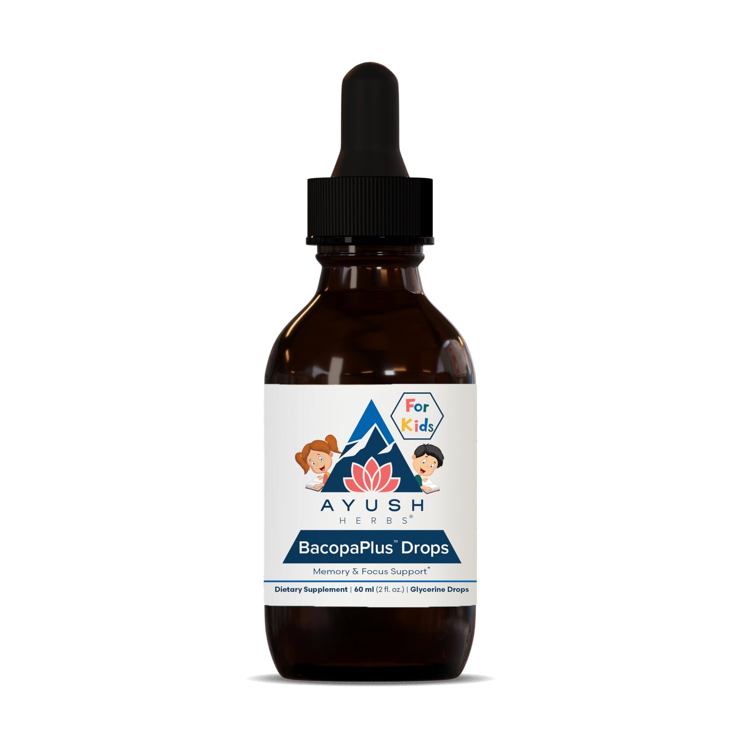 Ayush Herbs BacopaPlus Drops for Kids – Focus & Memory Support
