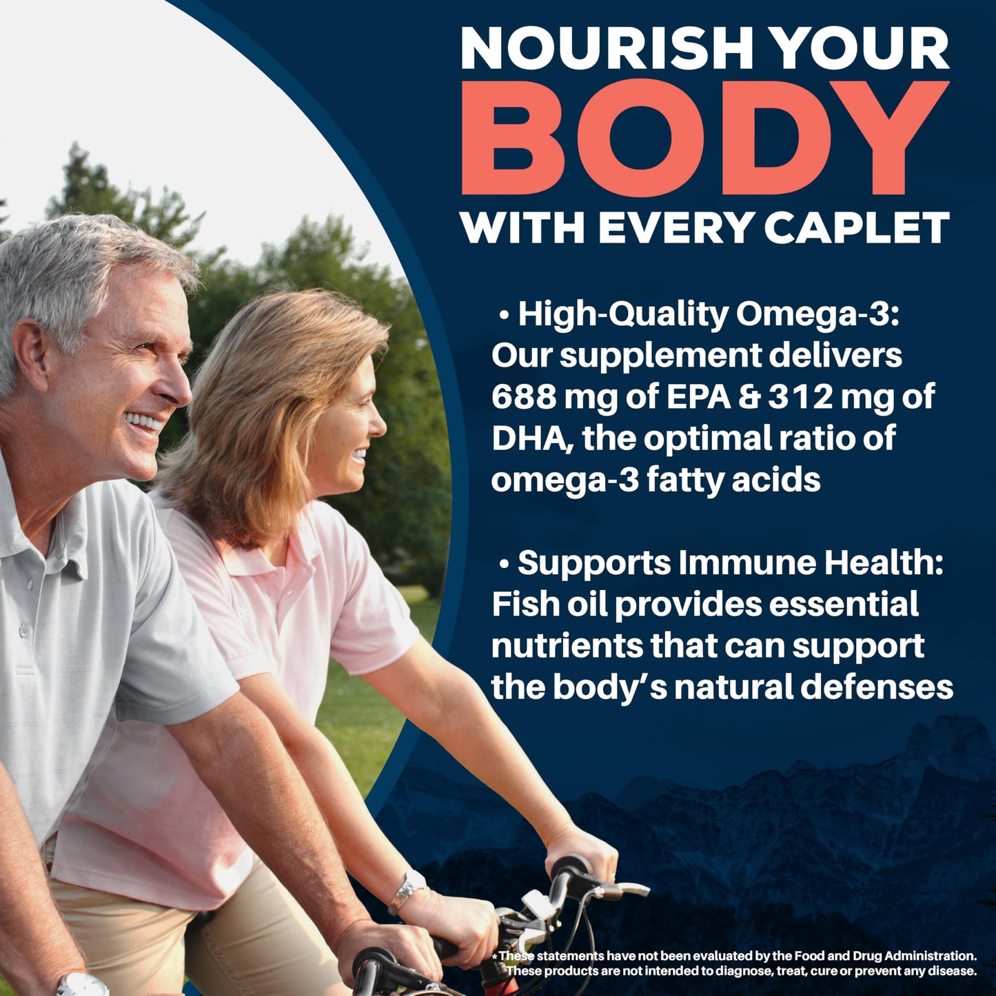 Ayush Herbs High Omega 3 - 1000mg Omega-3 Fish Oil, EPA & DHA | Lemon Flavor, 60 Softgels
