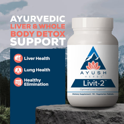 Ayush Herbs Livit-2 Liver Care & Detox For Women & Men