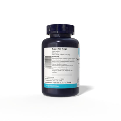 AZBiotech Saw Palmetto Plus - 1200mg with Pumpkin Seed Extract and Lycopene | Herbal Wellness Capsule
