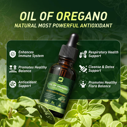 B Beworths 2-Pack Oregano Oil Drops with Black Seed Oil & Vitamin E (4 Fl Oz)