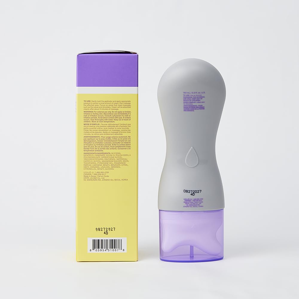 Magnesium+Escin Body Gua Sha Massage Cream for Leg Circulation - b.clinicx