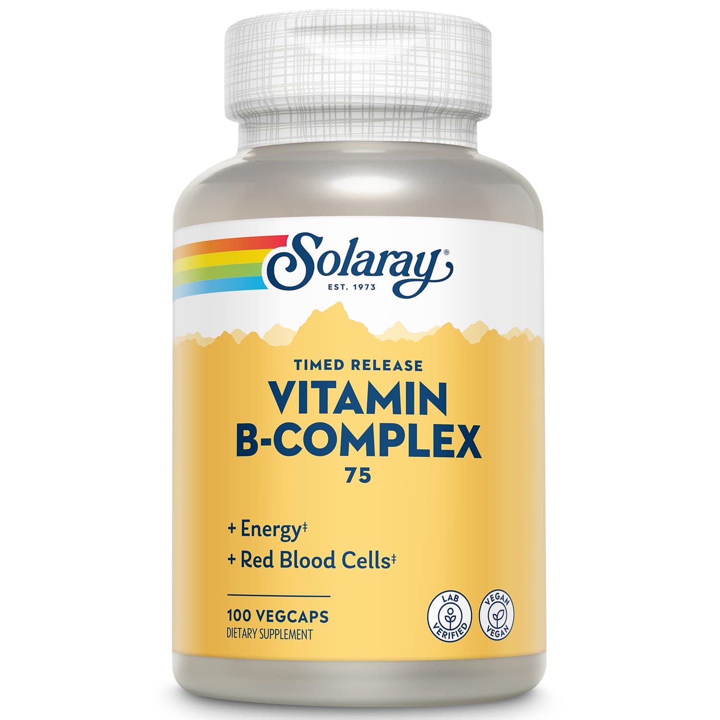 B-Complex 75 Time Release Solaray 100 Caps