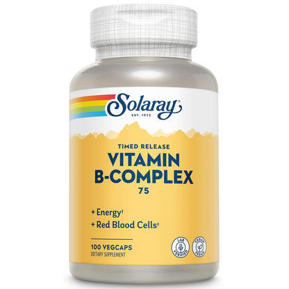B-Complex 75 Time Release Solaray 100 Caps