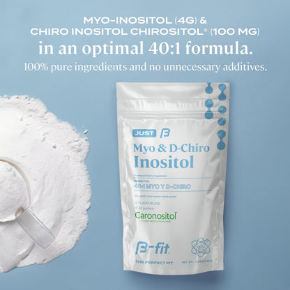 B-FIT B Inositol Supplement for Women – Myo & D-Chiro Inositol 40:1, 60 Servings, 2-Month Supply BritishVita | Premium UK Vitamins & Wellness Supplements