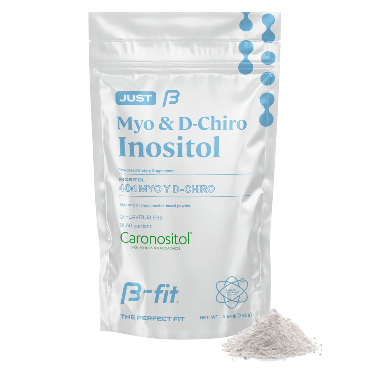 B-FIT B Inositol Supplement for Women – Myo & D-Chiro Inositol 40:1, 60 Servings, 2-Month Supply BritishVita | Premium UK Vitamins & Wellness Supplements