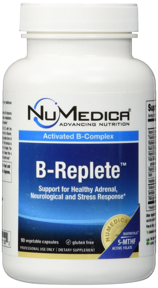B-Replete 90 Capsules - Vitamin B Complex Supplement BritishVita | Premium UK Vitamins & Wellness Supplements