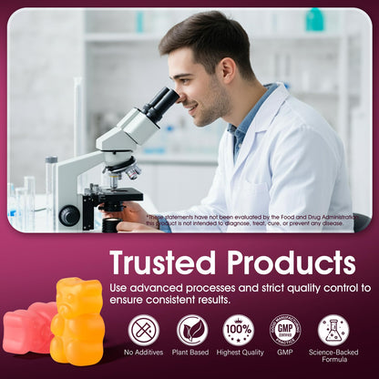 Fiber Gummies for Women – Prebiotic Probiotics & Hormone Balance (Sugar-Free, Keto Friendly)