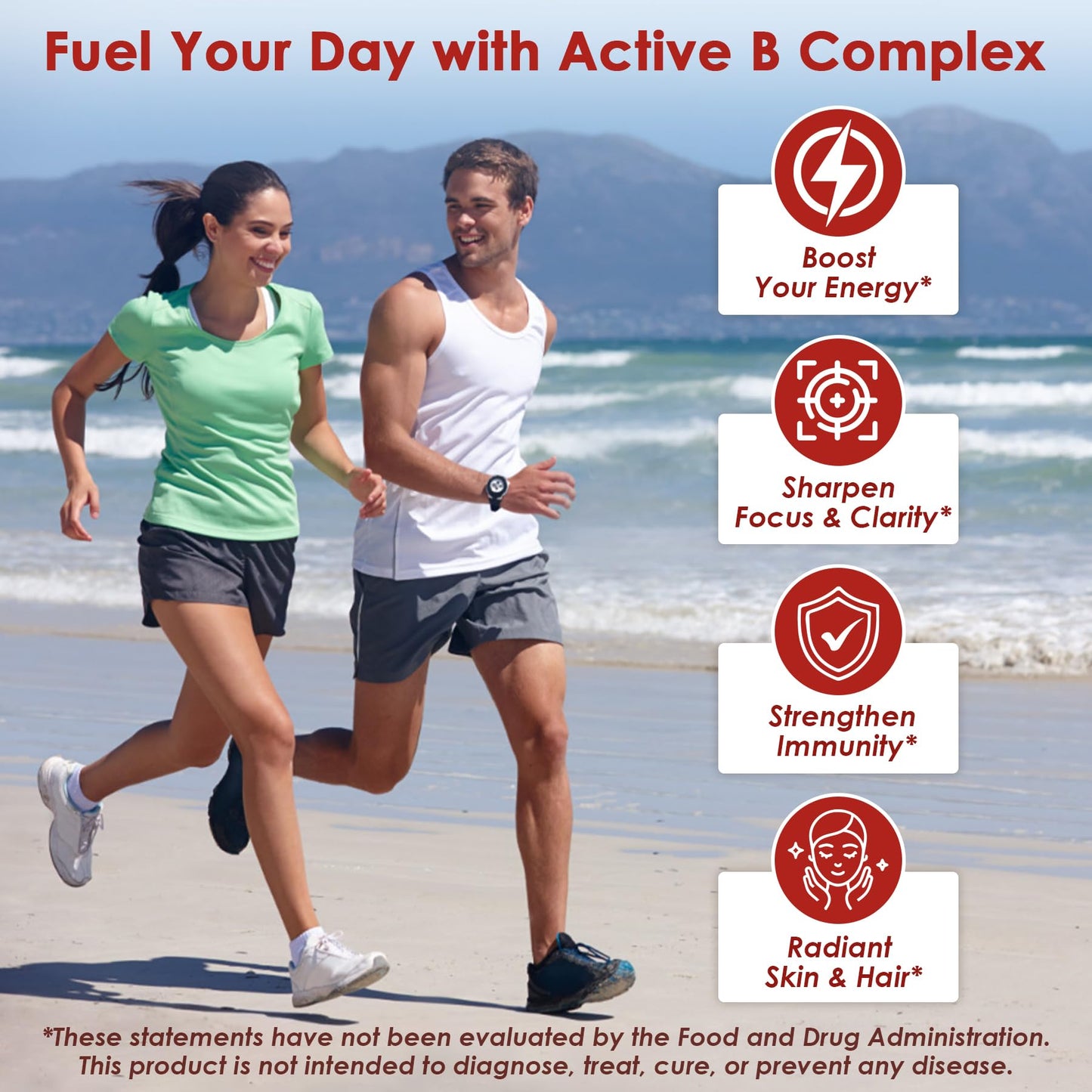 Vitamin B Complex Gummies – Vegan B Vitamins, 2000 mcg Methyl B12