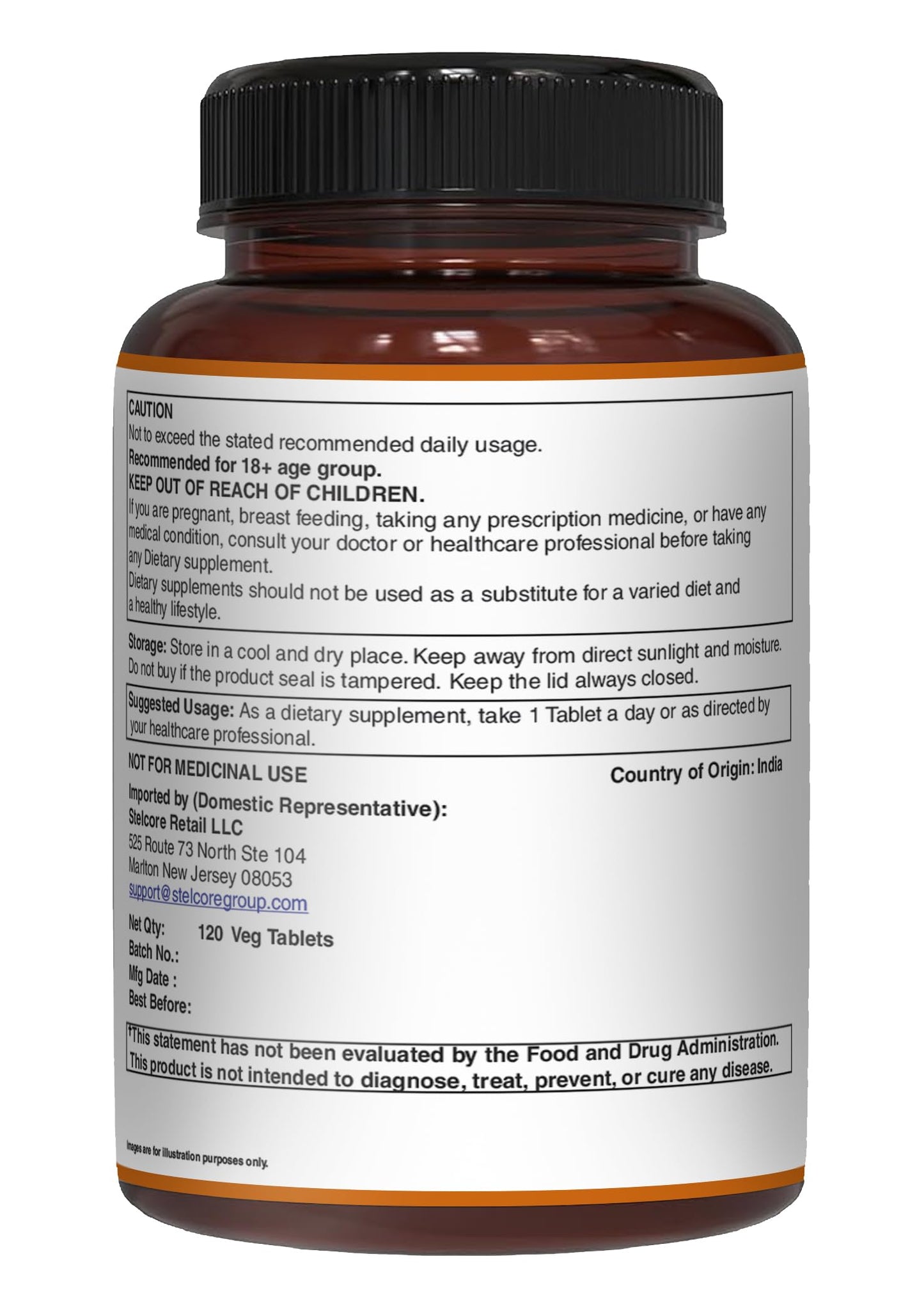 Pure Nutrition Vitamin B12 1500mcg Methylcobalamin | 120 Veg Tabs | Non-GMO