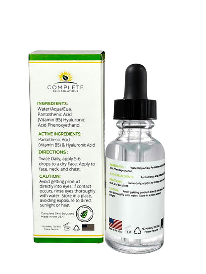 Advanced B5 Gel with Hyaluronic Acid 1 oz - Hydrating Vitamin B5 Serum