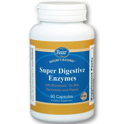 Baar Super Digestive Enzymes – 90 Capsules | Supports Digestive Health