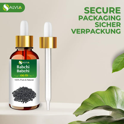 Babchi Oil (Psoralea Corylifolia) 100% Pure & Natural Undiluted Cold Pressed Carrier Oil | Aromatherapy | Therapeutic Grade (15 ml)