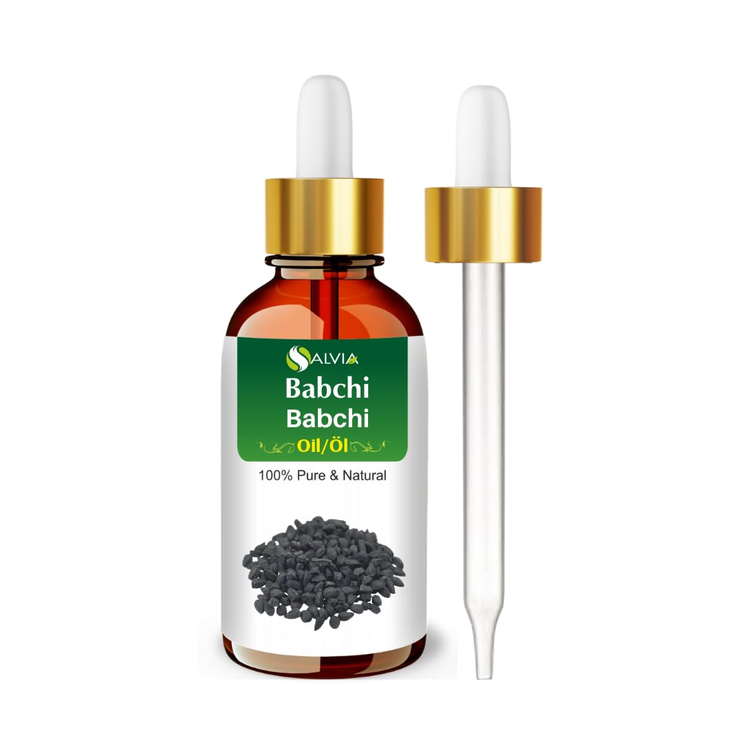 Babchi Oil (Psoralea Corylifolia) 100% Pure & Natural Undiluted Cold Pressed Carrier Oil | Aromatherapy | Therapeutic Grade (15 ml)