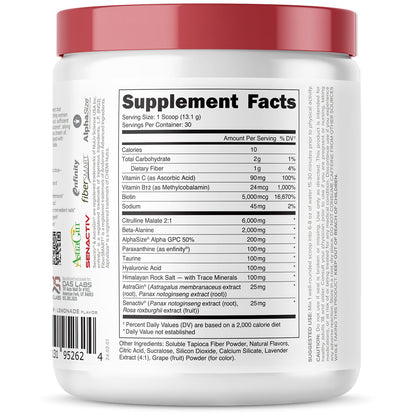 Babe Pre Workout for Women – Lavender Lemonade | 30 Servings, 13.9 oz