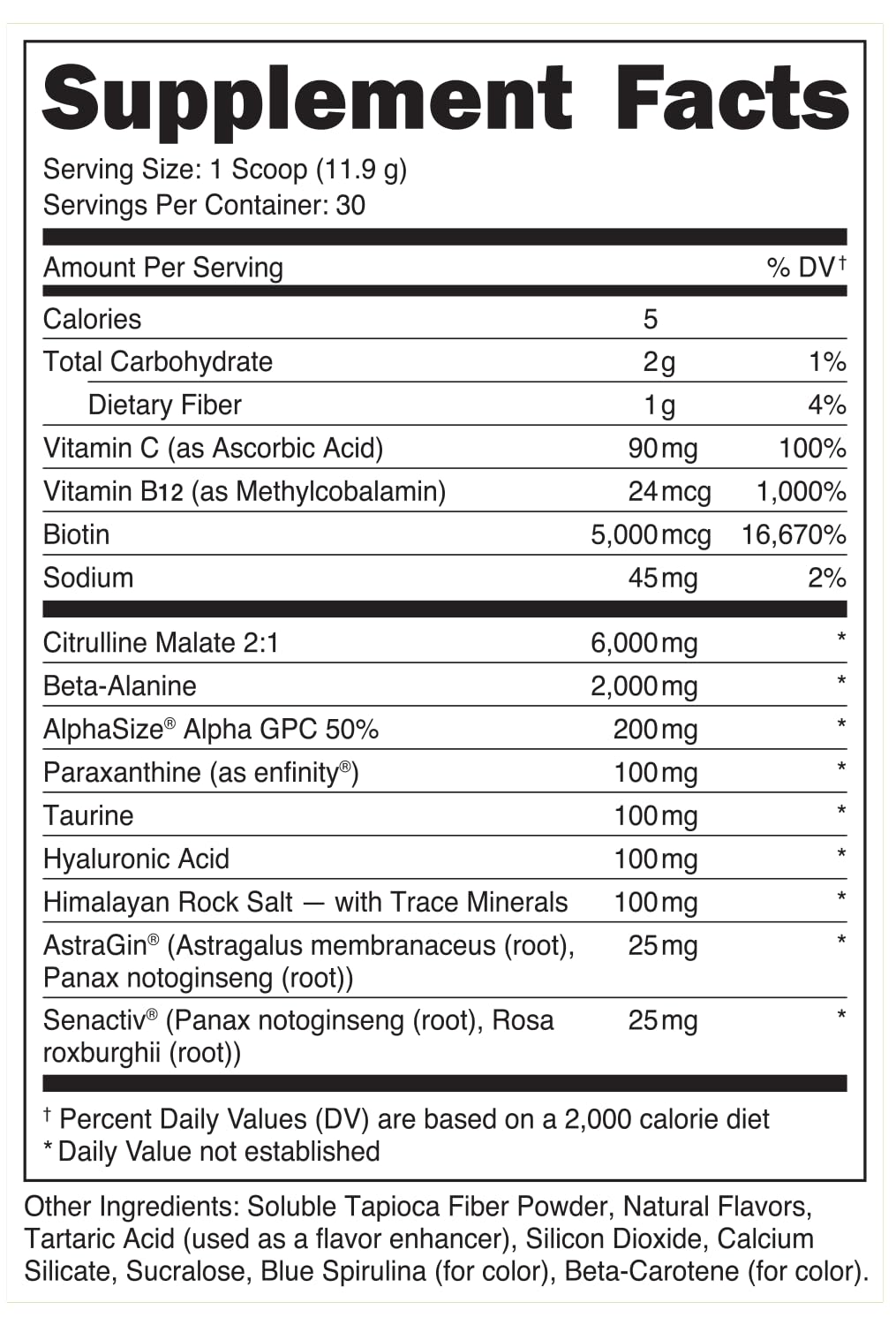 Babe Pre Workout Powder for Women | Sparkling Orchard | 30 Servings | 12.6 oz
