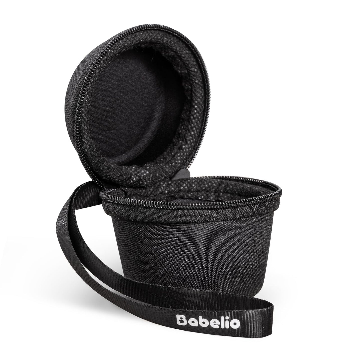 BABELIO Portable Travel Case for Babelio Pocket Mini White Noise Machine – Textile Black (CASE ONLY)