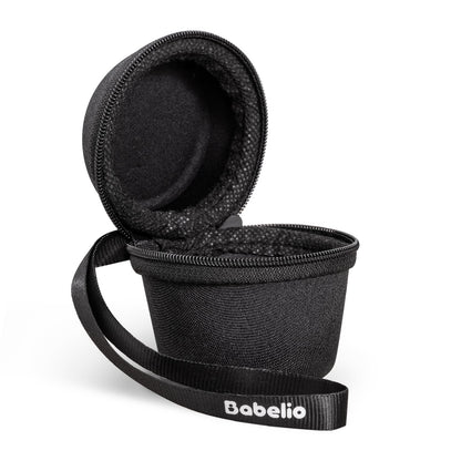 BABELIO Portable Travel Case for Babelio Pocket Mini White Noise Machine – Textile Black (CASE ONLY)