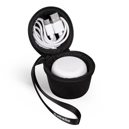 BABELIO Portable Travel Case for Babelio Pocket Mini White Noise Machine – Textile Black (CASE ONLY)