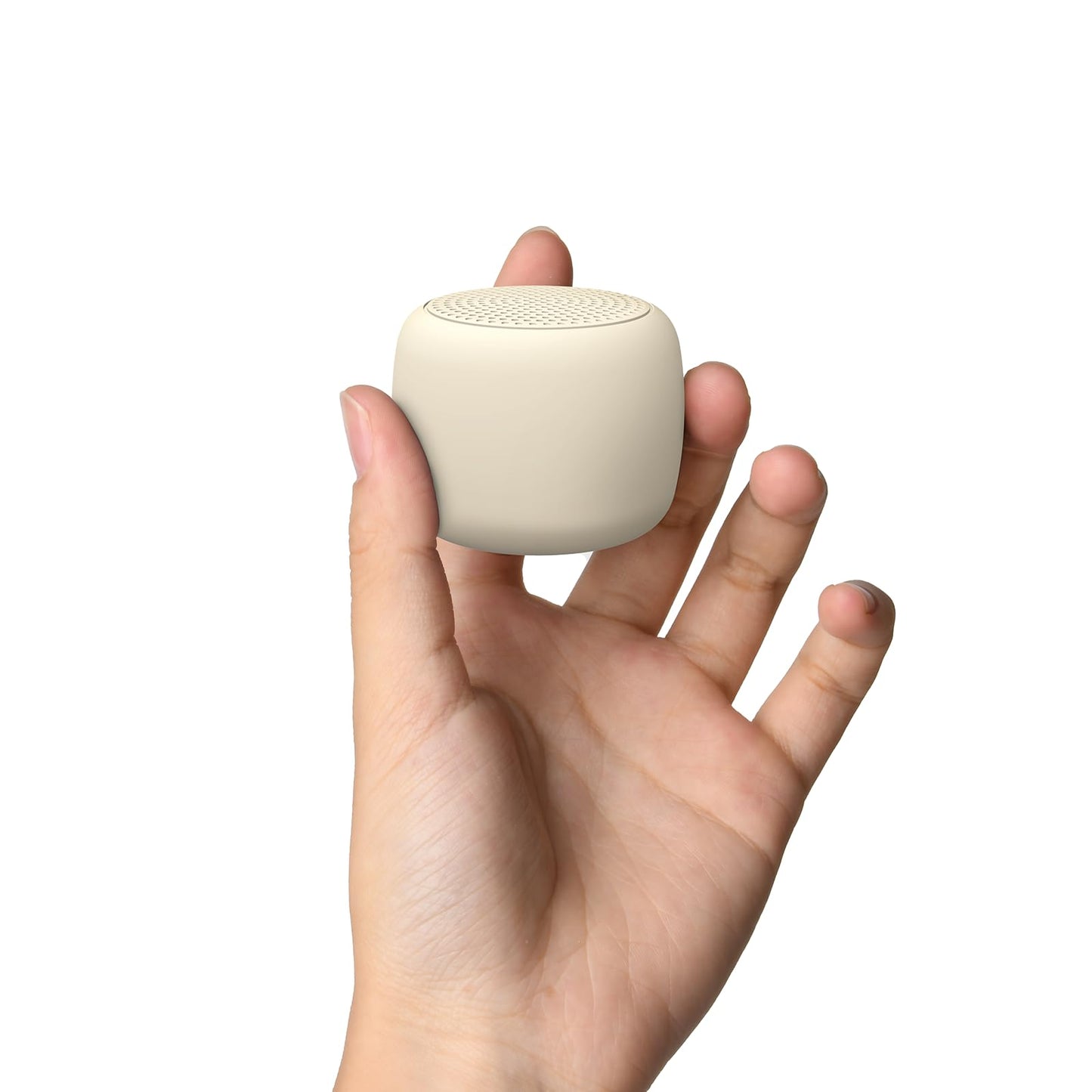BABELIO Pocket White Noise Sound Machine – 15 Non-Looping Sounds for Sleep & Travel (Putty Gray)