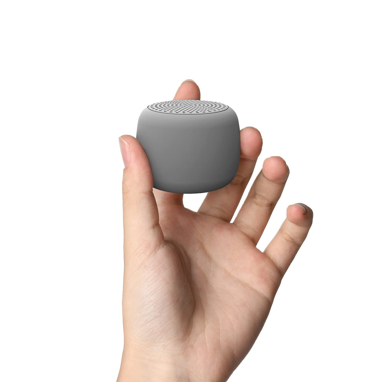BABELIO White Noise Sound Machine – Pocket-Sized, 15 Non-Looping Sounds, Gray