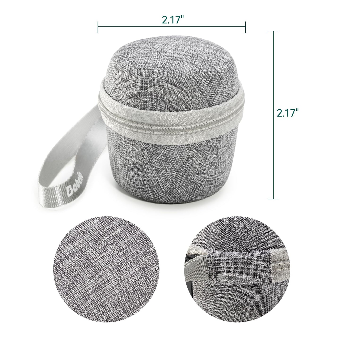 Babelio White Noise Sound Machine | Pocket-Sized Calm with 15 Non-Looping Sounds, Timer & Memory