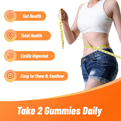 Babivek Fiber Gummies – Dietary Fiber for Digestive Health | Vegan, Gluten-Free, 60 Count