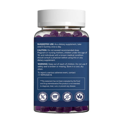 Babivek Melatonin Gummies 10mg – Sleep Support, Berry Flavor, 60 Count
