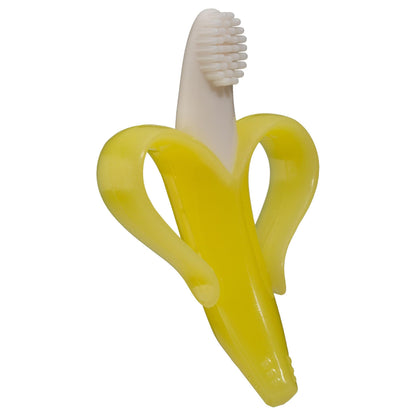 Baby Banana The Original Banana Brush – Made in USA, Toddler Toothbrush, Family-Owned