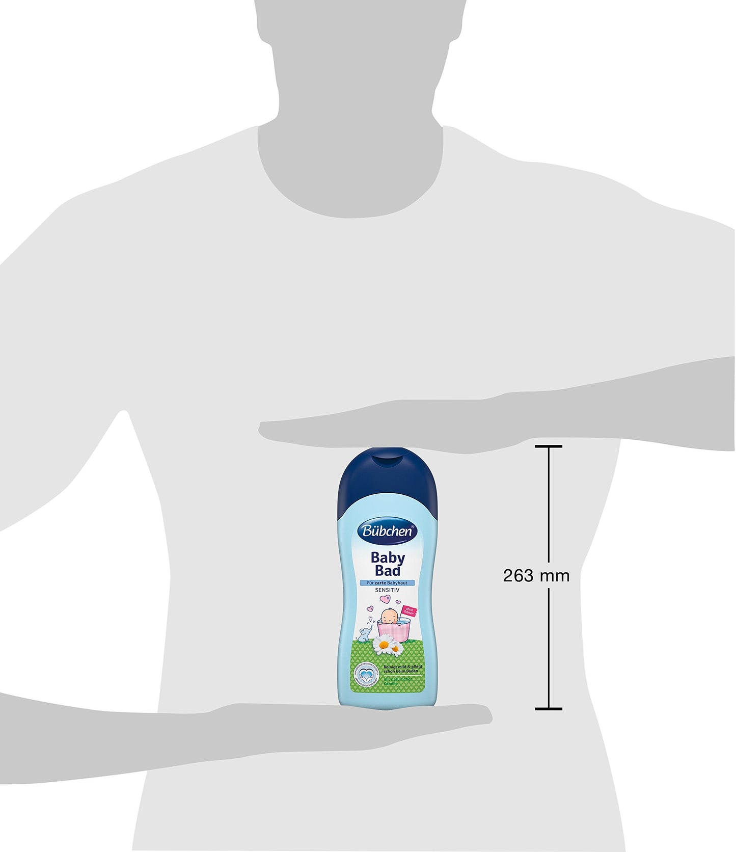Baby Bath 1000ml Foam Bath by Bubchen – Gentle Chamomile & Rosemary