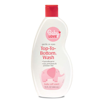 Baby Love Top to Bottom Wash 15oz - Gentle Baby Cleanser