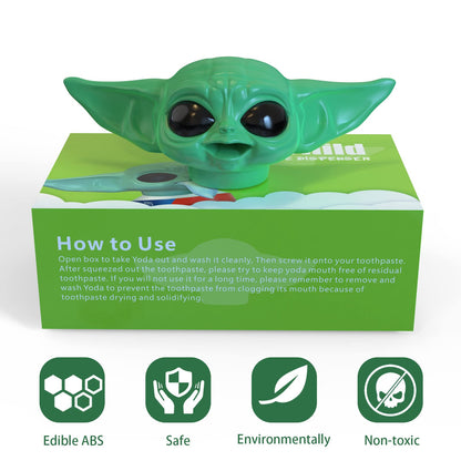 Baby Yoda Toothpaste Topper Cap – The Mandalorian Toothpaste Dispenser for Kids