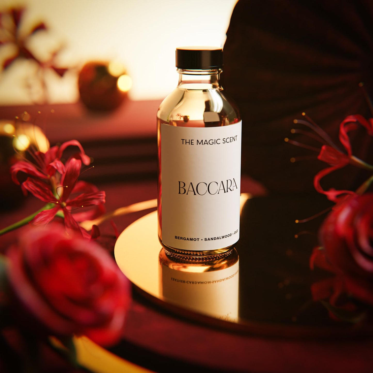 The Magic Scent Baccara Diffuser Oil – Luxury Hotel & Home Scents (16.9 oz / 500 mL)
