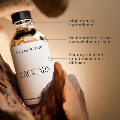 The Magic Scent Baccara Diffuser Oil – Luxury Hotel & Home Scents (16.9 oz / 500 mL)