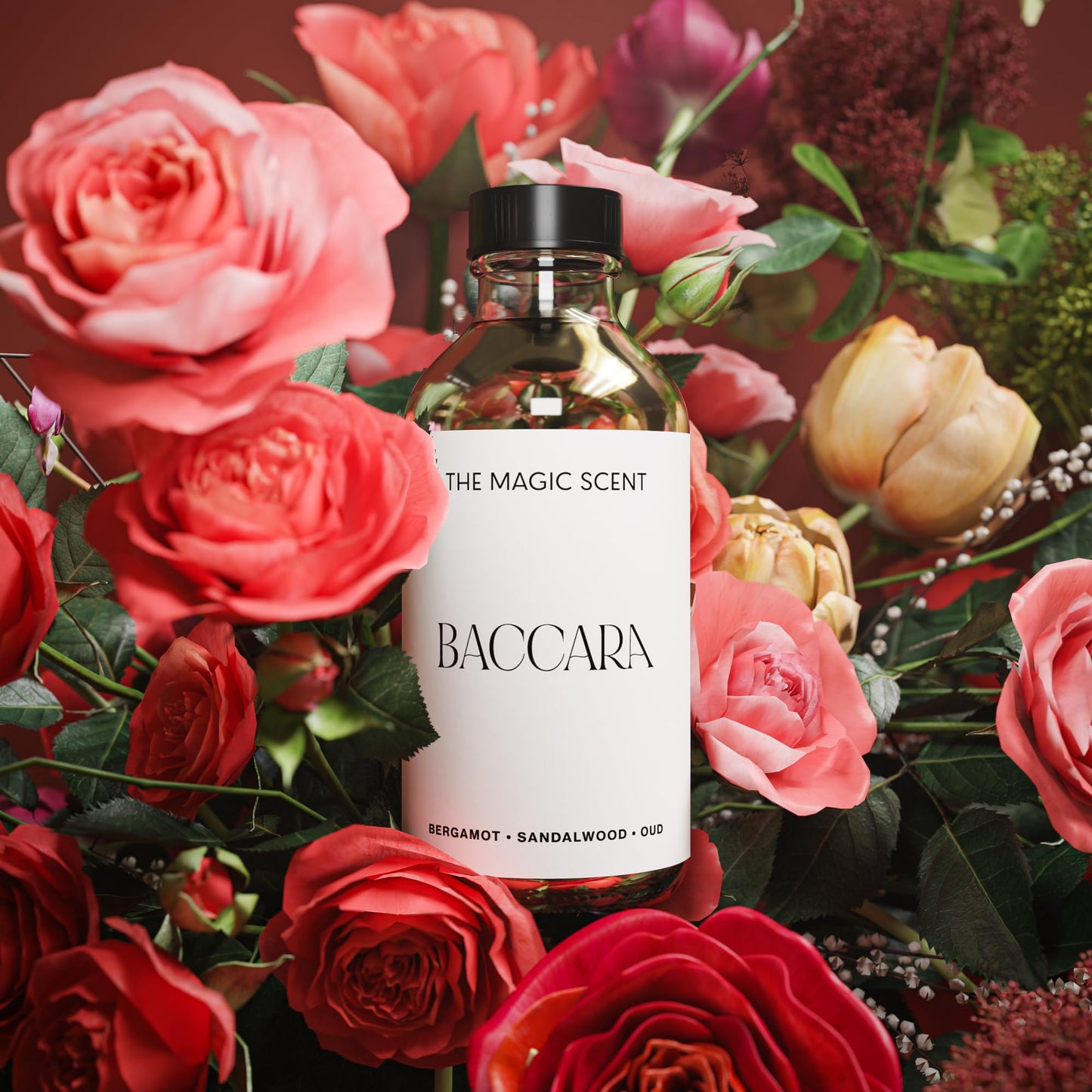 The Magic Scent Baccara Diffuser Oil – Luxury Hotel & Home Scents (16.9 oz / 500 mL)