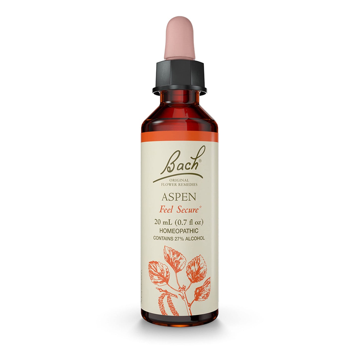 Bach Aspen Original Flower Remedy – Feel Secure, Emotional Balance (20mL)